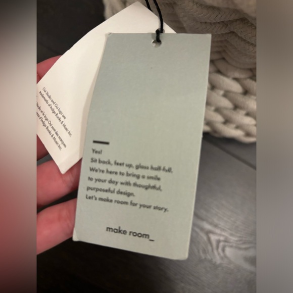 Indigo OUI Knitted basket - Picture 12 of 12